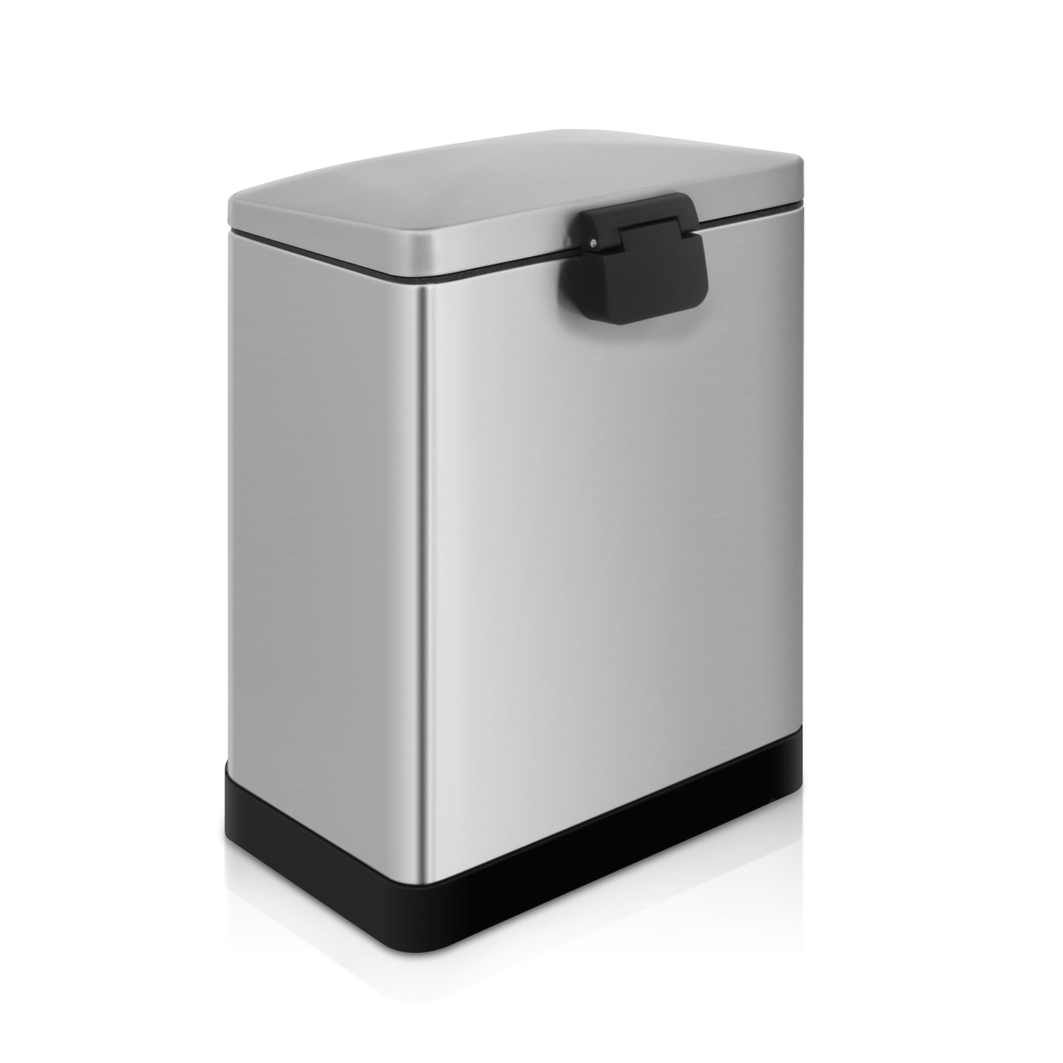 12 Liter Rectangular Shape Step On Stainless Steel Trash Can